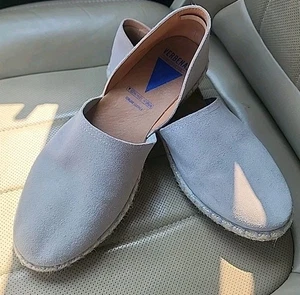 Zapatos planos para mujer US 11 gris gamuza cuero VERBENAS Carmen informales - Imagen 1 de 10