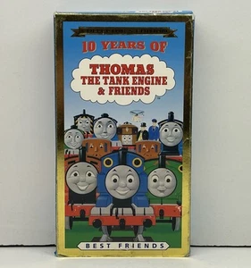 Thomas Tank Engine 10 Years Best Friends VHS 1999 Video Tape Train Collector Ten - Picture 1 of 10