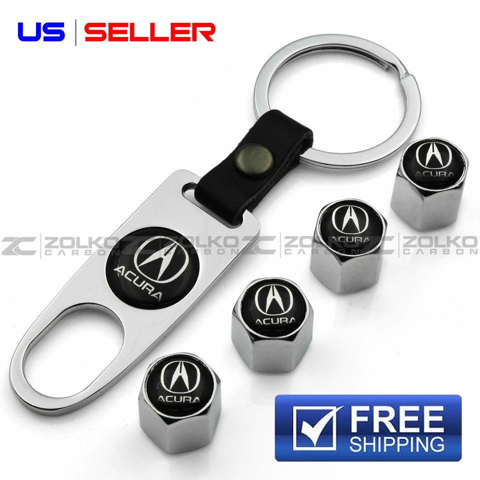 КОЛПАЧКИ ШТОКА КЛАПАНА + ШИНА КОЛЕСА БРЕЛОКА СЕРЕБРО - ПРОДАВЕЦ ИЗ США - Изображение 1 из 4