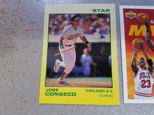 Jose Canseco Oakland A's 1990 Star Company Yellow AD Oversize Oddball