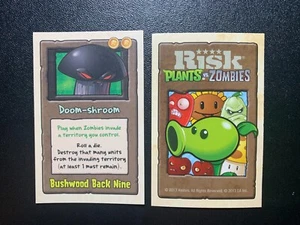 Risk PLANTS vs ZOMBIES Doom - Shroom Bushwood Back Nine FACTION CARD 2013 - Picture 1 of 2
