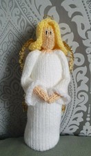 Hand Knitted Nativity Angel