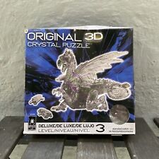 Bepuzzled Deluxe 3D Crystal Jigsaw Puzzle - Black Dragon DIY Assembly
