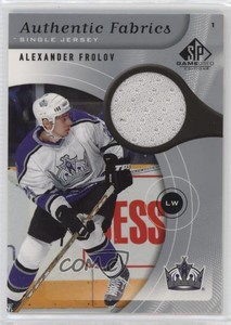 2005-06 SP Game Used Edition Authentic Fabrics Alex Frolov Alexander #AF-AF