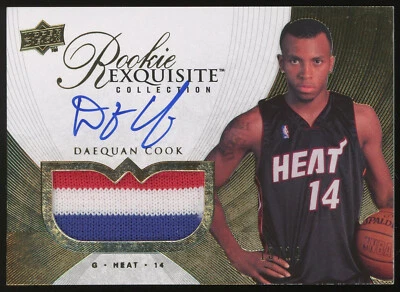 Daequan Cook 07-08 Exquisite #67 AUTO RC Patch GOLD Heat OSU Buckeyes 13/14 - Image 1 of 2