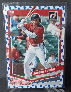 2023 Panini Donruss #121 JORDAN LAWLAR PRESIDENT parallel # 21/46 - Picture 1 of 3