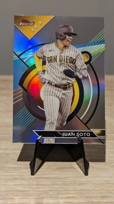 2023 Topps Finest Juan Soto Refractor No.94 Padres - Image 1 of 2