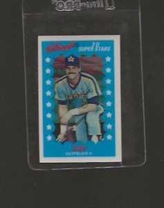 1982 KELLOGG'S 3-D RICHIE ZISK #1 HIGHER GRADE GREAT SHAPE