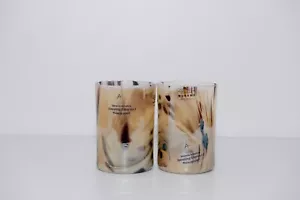 NEW Set of 2 Vetreria Murano Hand Blown Stemless Wine Glasses Made in Italy - Picture 1 of 4