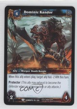 2010 World of Warcraft TCG: War the Elements Dominic Kandor #113 0b5