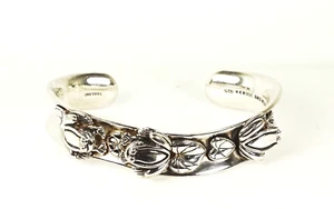 BARRY KIESELSTEIN-CORD Sterling Silver Three Frogs Cuff Bracelet - Picture 1 of 9
