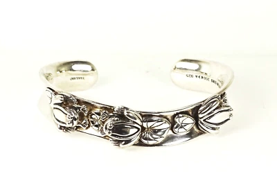 BARRY KIESELSTEIN-CORD Sterling Silver Three Frogs Cuff Bracelet - Image 1 of 4
