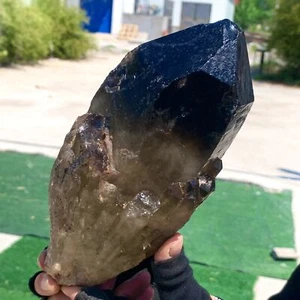 4,45 Pfund natürlicher schöner Rauchquarz seltenes Rückgrat Kristall Exemplar - Bild 1 von 18