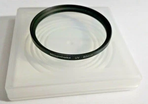 62mm UV Lens Protection Safety Glass Lens Filter Amazonbasics 62 mm - Picture 1 of 2
