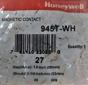 Honeywell A 945T-WH Window Surface Mount Contacts w/ Terminals, White - Picture 1 of 2