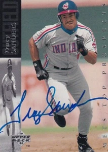 Tracy Sanders Signed 1994 Upper Deck Minors Indians Baseball Card #174 Autograph - Picture 1 of 19