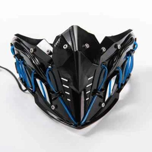 Handmade Cyberpunk Half-face Mask Protective Gear Mask Shooting Cosplay Props - Picture 1 of 18