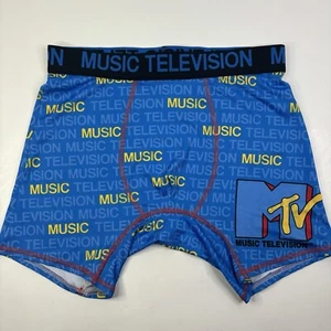 Men's MTV Music Television Themed Boxer Briefs Size M 32-34" NEW - Picture 1 of 4