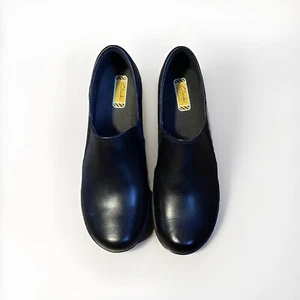 Clarks Slip Resistant Black Slip on Shoes Sz 10D BSC - Picture 1 of 6