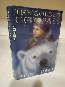 THE GOLDEN COMPASS Philip Pullman SIGNED 1st Edition DARK MATERIALS Film FANTASY - Picture 1 of 6