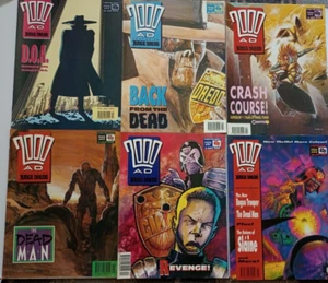 Lot x 6 2000AD Comics 1989-1990 - Imagen 1 de 4