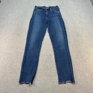 Agolde Jeans. Womens Size 24 Blue Sophie High Rise Skinny Crop in Claremont - Picture 1 of 11