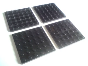 Placa Lego 6x6 [3958] Negra x4 - Imagen 1 de 3