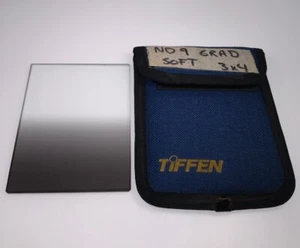 Genuine Tiffen 3x4” Soft Edge Graduated Neutral Density 0.9 Lens Filter 34CGN9SV - Picture 1 of 3