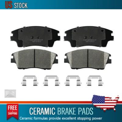 Pastillas de freno delanteras de cerámica para Hyundai Elantra Tucson Kia Sportage 2017 2018-2020 Foto 1 de 4