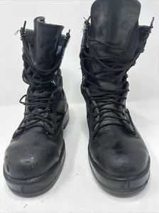 Belleville Black Leather Steel Toe Goretex Navy 800ST Work Boot Shoe 5.5 men - Picture 1 of 17