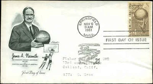 U.S. FDC #1189 Artmaster Cachet Springfield, MA Basketball - Picture 1 of 1