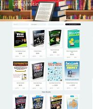 Turnkey eBooks Shop Website For Sale 330+ Books Included + Free Host & Install