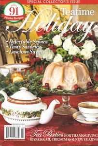 Tea Time Holiday Magazine,  91 Festive Recipes    SPECIAL ISSUE, 2022 - Picture 1 of 1