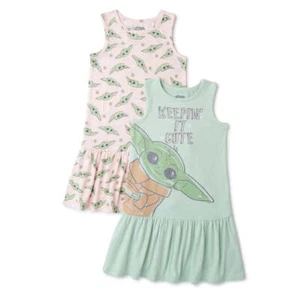 Youth, Star Wars Baby and Toddler Girls Tank Dress, 2 Pack - Picture 1 of 5