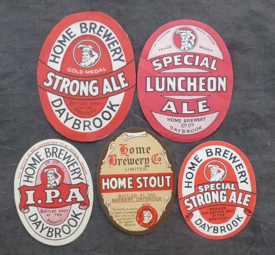 Beer Labels, Daybrook, Nottingham  ( Home Brewery ) - Image 1 of 1