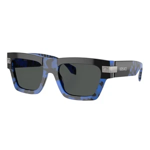 Gafas de sol Versace VE 4464 545887 Habana azul plástico rectangulares lentes grises - Imagen 1 de 3