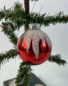 1374/25 1x alter  Christbaumschmuck Weihnachtsschmuck Kugel - Bild 1 von 2