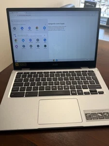 Acer Chromebook Spin 513 CP513-1H Touch Screen Qualcomm Snapdragon Ram 4GB 64GB - Afbeelding 1 van 13