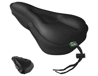 Zacro Gel Padded Bike Seat Cushion Cover for Peloton Exercise Spin Comfort NEW - Image 1 of 4