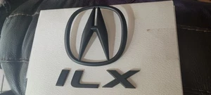 Acura ILX Black Rear Trunk 2013-2018 Emblem Logo Badge Factory OEM USED  - Picture 1 of 7
