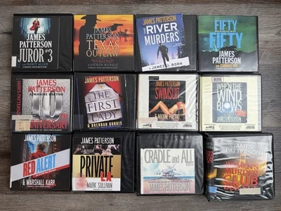 12 James Patterson AudioBook CD Lot Foto 1 de 4