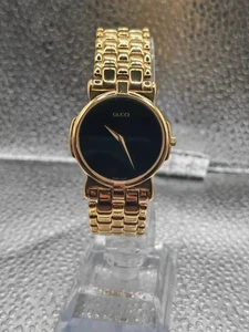Gucci 3400M Quarz Armbanduhr - Goldgehäuse & Armband - Bild 1 von 4