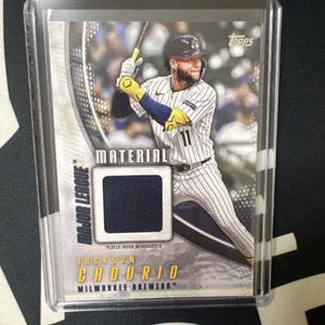 Jackson Chourio 2025 Topps Major League Material Reliquias (Serie Dos) #MLM2-JC - Imagen 1 de 2