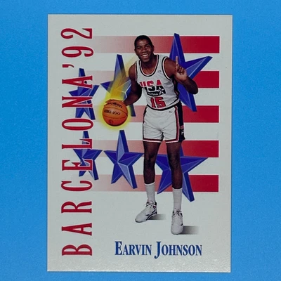 1991-92 Skybox Magic Johnson #533 USA Basketball Dream Team NBA HOF - Image 1 of 3