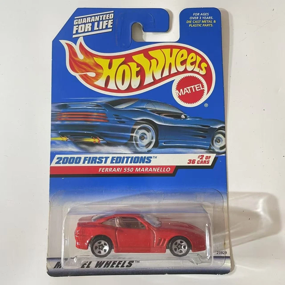 Ferrari 550 Maranello rojo Hot Wheels 2000 primeras ediciones 2/36 NUEVO EN TARJETA Foto 1 de 4