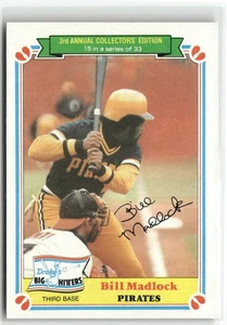 1983 Topps Drake's Big Hitters #15 Bill Madlock Pittsburgh Pirates - Picture 1 of 2