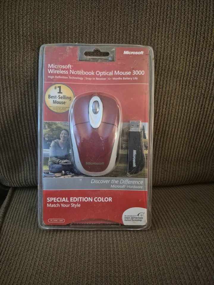 NEW Microsoft Notebook 3000 Wireless Optical Mouse Special Edition Mac PC Sealed - Image 1 of 4