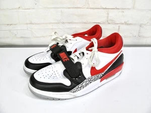 NIKE Air Jordan Legacy 312 Low Men's White Black Wolf Grey Fire Red Size 11.5 - Picture 1 of 8