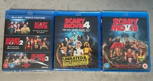 SCARY MOVIE 1+2+3.5+4+5 New 5 Film Collection 5 Discs New Region B Blu Ray set - Picture 1 of 2