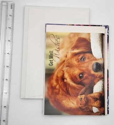 Lot of 10 Vintage Get Well Greeting Cards – Unused with Envelopes – Assorted Des - Image 1 of 4